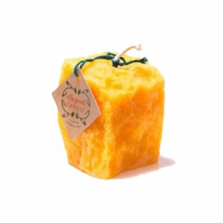100% natural stone candle made of 100% Beeswax - Delicious honey-like scent - Lekkerhoning.nl