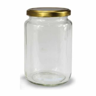 GLASS JAR ROUND - 720 ml EUROPEAN QUALITY
