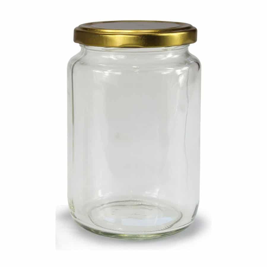 breedtegraad efficiënt Specificiteit Glazen pot rond 720 ml - per tray van 12 stuks kopen? - Lekkerhoning.nl