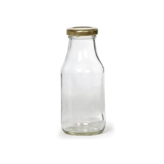 GLASS SAUCE BOTTLE - 263 ml EUROPEAN QUALITY