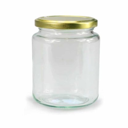 GLASS JAR ROUND - 290 ml EUROPEAN QUALITY