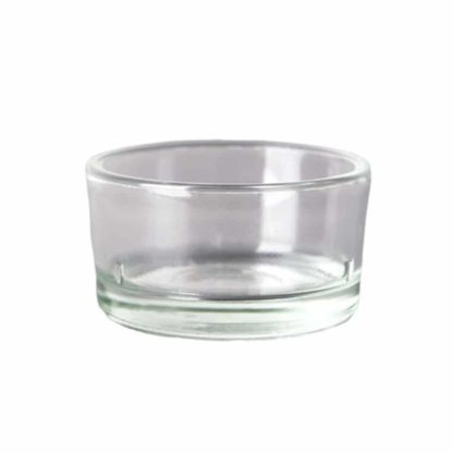 Glass cup for candle - Lekkerhoning.nl