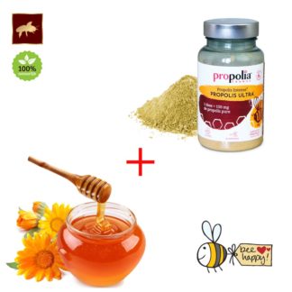 Ultra Propolis powder and flower honey from the beekeeper - to increase resistance - Order online at Lekkerhoning.nl