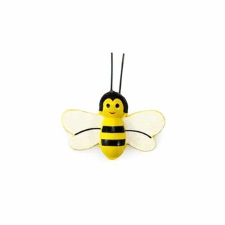Decorative wooden sticky bee - view all Souvenirs on Lekkerhoning.nl