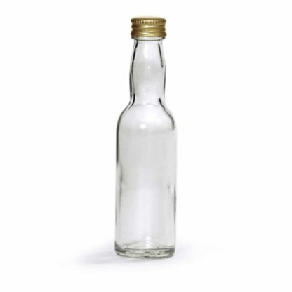 Glazen krophals fles 200 ml - per tray van 35 stuks - Europese kwaliteit - Lekkerhoning.nl