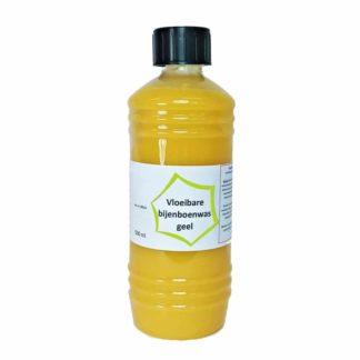 Vloeibare bijenwas geel 500ml - kopen bij Lekkerhoning.nl