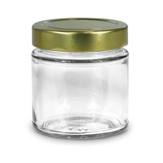 212ml premium glass jar - Lekkerhoning.nl
